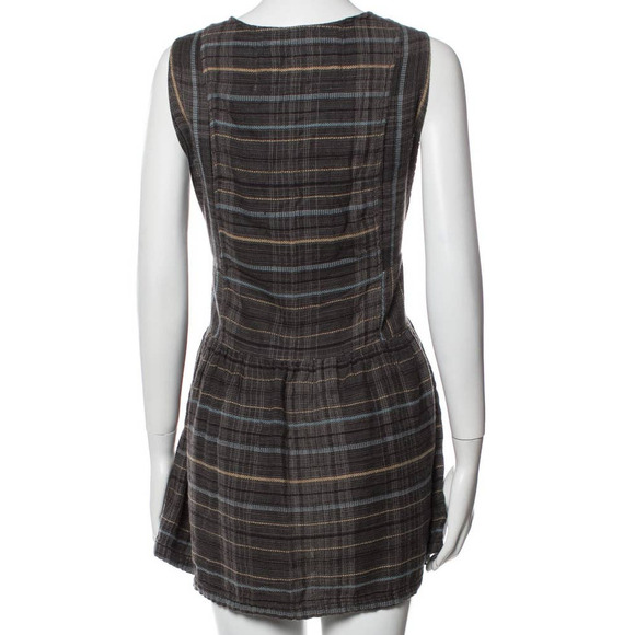 Ace & Jig Plaid Sleeveless Mini Dress - Picture 2 of 5